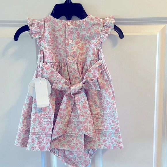Edfehill Collection 3 M Baby Girl English Tea Pink Floral Dress w/ bloomers NWT - Picture 8 of 15